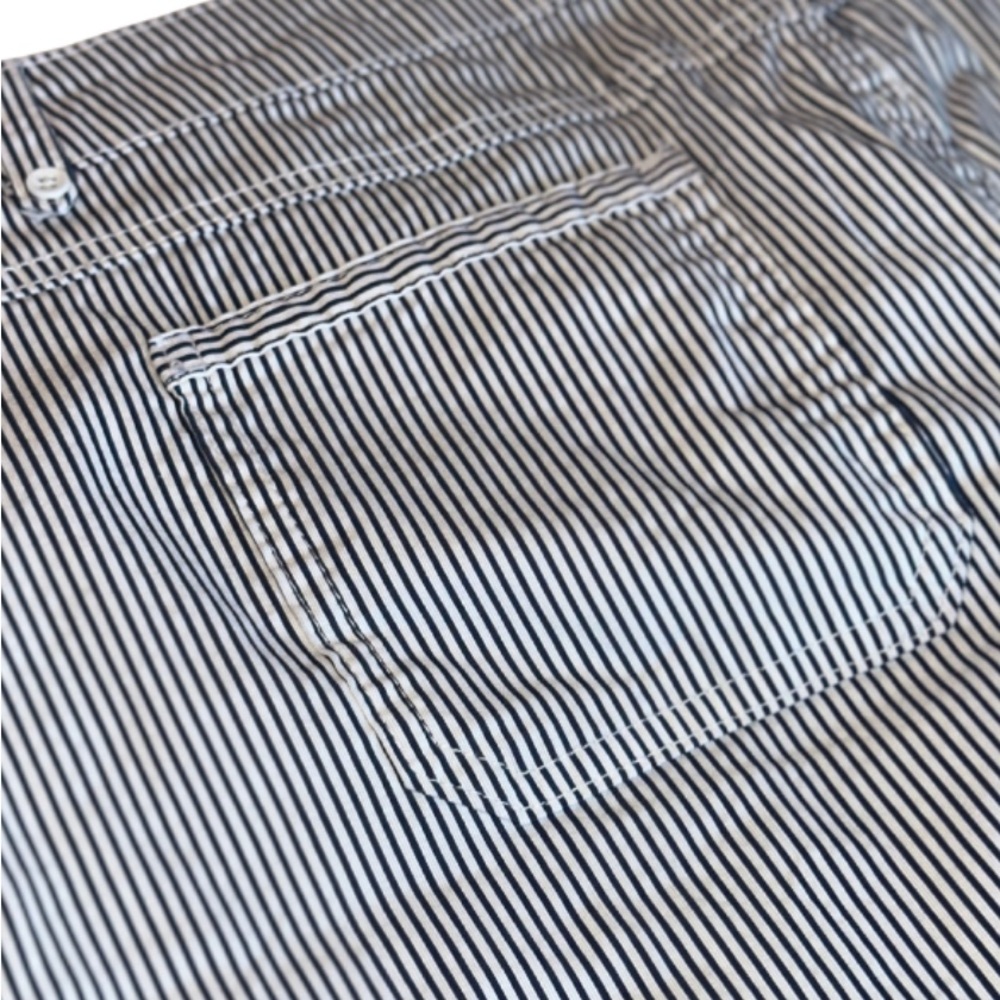 Karen Scott Blue and White Stripe Skort - Picture 6 of 8
